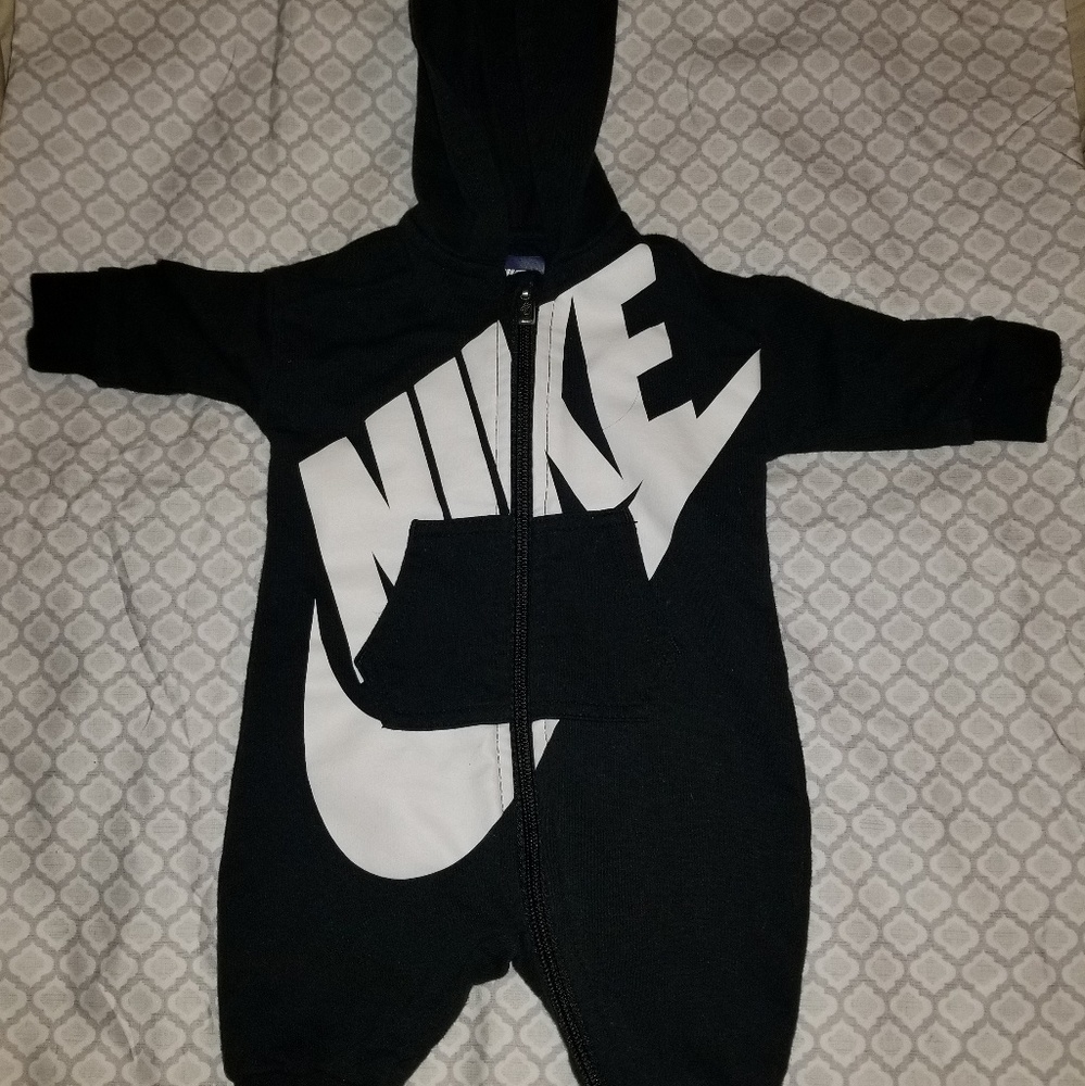 Nike one piece zip up romper